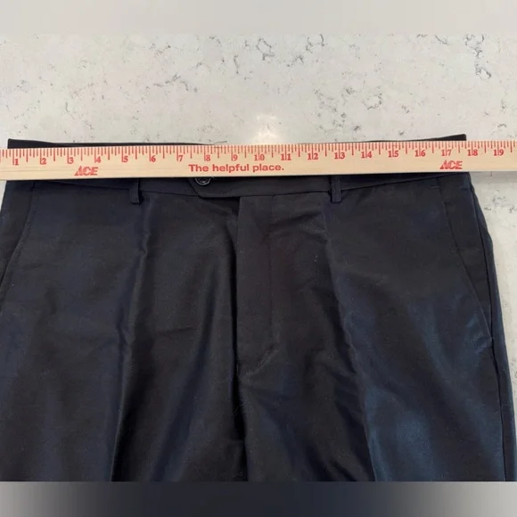 Men’s 3 piece Black Tux Retro Shawl Tuxedo Size 42R 1 button coat Size 36 pants